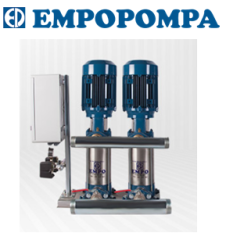 Empo EMH - 100 X 2/7 T       2X7.5 Hp 380V   İki Pompalı Dikey Milli  Hidrofor