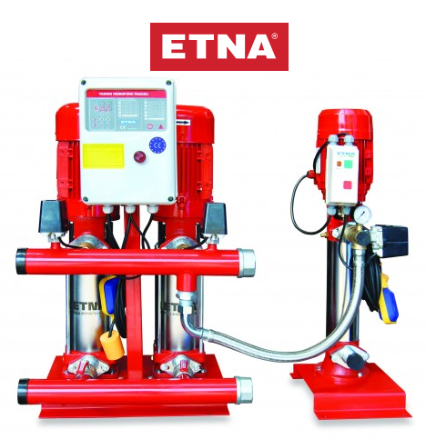 ETNA Y3 KO 15/4-22 - 3x3 HP 380V ÜÇ POMPALI ALARM KİTLİ YANGIN HİDROFORU