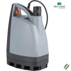 Sea Land  VENEZIA VORT 525   0.5Hp 220V  Plastik Gövdeli Gizli Flatörlü Drenaj Dalgıç Pompa - Geniş Filtreli