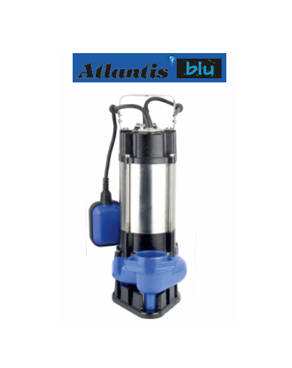 ATLANTİS FSP 14-0.75M - 1 HP 220V YÜKSEK DEBİLİ PİS SU DALGIÇ POMPA