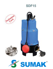 SDF15 1.5 HP 220V PASLANMAZ ÇARKLI FOSEPTİK DALGIÇ POMPA