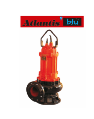 ATLANTİS 100WQ 13-4T - 5.5 HP 380V ENDÜSTRİYEL YÜKSEK DEBİLİ FOSEPTİK DALGIÇ POMPA