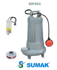 SDF 20/2 2.2 HP 220V DÖKÜM  GÖVDELİ FOSEPTİK DALGIÇ POMPA
