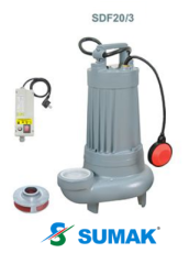 SDF 20/3 2.2 HP 220V DÖKÜM  GÖVDELİ FOSEPTİK DALGIÇ POMPA