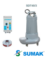SDT 40/3 4 HP 380V DÖKÜM  GÖVDELİ FOSEPTİK DALGIÇ POMPA