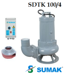SDTK 100/4 10.HP 380V DÖKÜM  GÖVDELİ FOSEPTİK DALGIÇ POMPA
