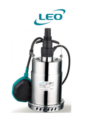 LEO XKS-500S 0.7 HP 220V PASLANMAZ ÇELİK GÖVDELİ DRENAJ DALGIÇ POMPA