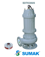 SDTK 300/6 30.HP 380V AĞIR TİP  FOSEPTİK DALGIÇ POMPA 1450 d/d