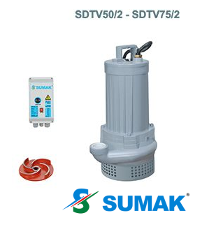 SDTV 75/2 7.5 HP 380V  VORTEX ÇARKLI FOSEPTİK DALGIÇ POMPA