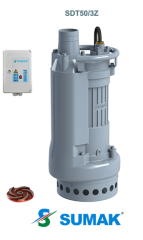 SDT 50/3Z 5.5 HP 380V GÖVDE SOĞUTMALI DRENAJ DALGIÇ POMPA