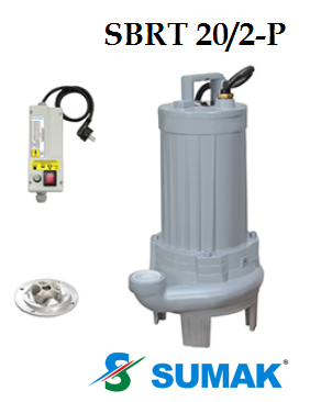SBRT 20/2-P 2.2 HP 380V PARÇALAYICI BIÇAKLI FOSEPTİK DALGIÇ POMPA