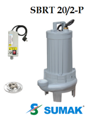 SBRT 20/2-P 2.2 HP 380V PARÇALAYICI BIÇAKLI FOSEPTİK DALGIÇ POMPA