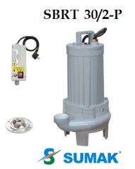SBRT 30/2-P 3 HP 380V PARÇALAYICI BIÇAKLI FOSEPTİK DALGIÇ POMPA