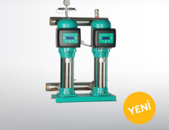 WİLO INİTİAL Hİ-SMART 2-307-3/16/M/E-2,2 - 2x3 HP İKİ POMPALI FREKANS KONVERTÖRLÜ HİDROFOR