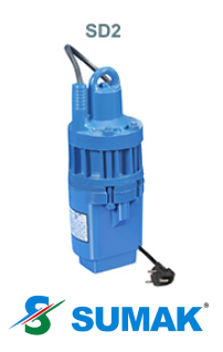 SD2 250W 220V 20 MT KABLOLU ELEKTROMANYETİK (TİTREŞİMLİ) DALGIÇ POMPA
