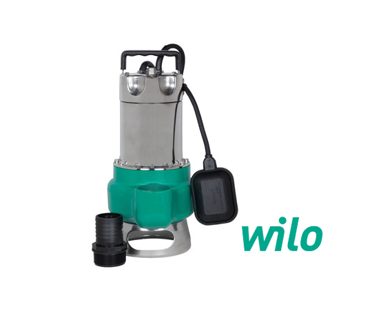 WİLO İNİTİAL WASTE İNOX 18.8 - 1.5 HP 220V PASLANMAZ ÇELİK GÖVDELİ FOSEPTİK DALGIÇ POMPA