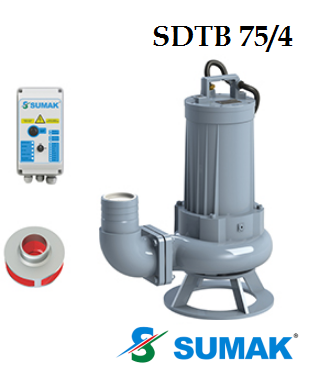 SDTB 75/4 7.5 HP 380V FOSEPTİK DALGIÇ POMPA 1450 d/d