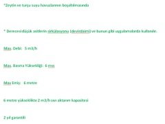 Altınay  AZ-SP  550W 220V  Zeytin Yağı Turşu Suyu Salamura Pompası