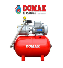 DOMAK JET1300‐2 TB 3. HP 380V YATIK TANKLI PAKET HİDROFOR