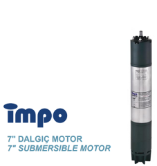 İMPO 70 HP - 380V 7'' İNÇ TEK DALGIÇ POMPA MOTORU (SU SOĞUTMALI)