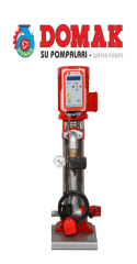 DOMAK 208‐11 TB - 5.5 HP 380V TEK POMPALI DİKEY MİLLİ ÇOK KADEMELİ SESSİZ HİDROFOR