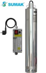 Sumak, 5SD9, 5\'\' Paslanmaz Dalgıç Pompa, 1.5Hp, 220V