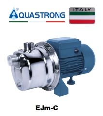 Aquastrong EJm81C       0.6kW 220V  Paslanmaz Çelik Gövdeli Kendinden Emişli Jet Pompa