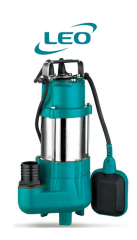 LEO XSP9-7.5/0.25I - 0.33 HP 220V ATIK SU DRENAJ DALGIÇ POMPA