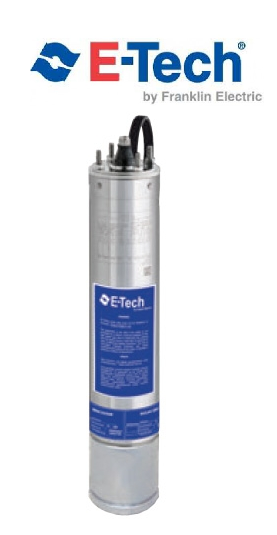 E-TECH 3 HP - 380V 4'' İNÇ DERİN KUYU DALGIÇ POMPA MOTORU (TRİFAZE)