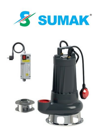 Sumak SDF30/2.5 3Hp 220V  Foseptik Dalgıç Pompa