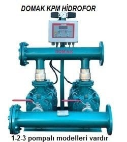 DOMAK KPM50‐2 TB - 20 HP 380V TEK POMPALI YATAY MİLLİ DÖKÜM GÖVDELİ ÇOK KADEMELİ SESSİZ HİDROFOR