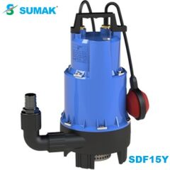 SUMAK SDF15Y  1.5Hp 220V Plastik Gövdeli Drenaj Dalgıç Pompa