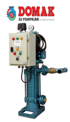 DOMAK KPDR32‐7 TB - 7.5 HP 380V TEK POMPALI DÜŞEY MİLLİ DÖKÜM GÖVDELİ ÇOK KADEMELİ SESSİZ HİDROFOR