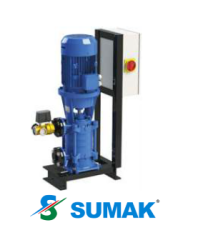 SHT50/2A 20.HP 380V TEK POMPALI DÜŞEY MİLLİ KADEMELİ HİDROFOR