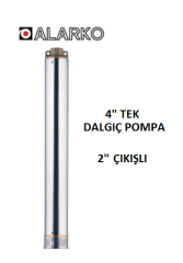 ALARKO 4SD10/14 DMD - 3 HP 4\'\' İNÇ TEK DALGIÇ POMPA KADEMESİ (2\'\') ÇIKIŞLI