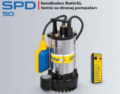 STAR SPD 50M 0.50 HP 220V PASLANMAZ GÖVDELİ TEMİZ SU DRENAJ DALGIÇ POMPA
