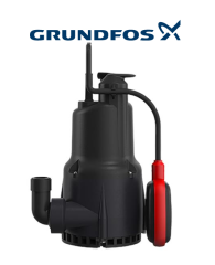 GRUNDFOS UNİLİFT KPC 300 A  - 0.46 HP 220V YARI AÇIK FANLI TEMİZ SU DALGIÇ POMPA-98863989