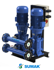 SHT32/4B 2x7.5 HP 380V ÇİFT POMPALI KADEMELİ HİDROFOR