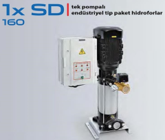 STAR 1XSD 160/4 T 7.5 HP 380V DÜŞEY MİLLİ TEK POMPALI PAKET HİDROFOR