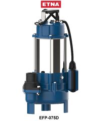 Etna EFP-075D  1Hp 220V Döküm Gövdeli Flatörlü  Atık Su ve Foseptik Pis Su Drenaj Dalgıç Pompa