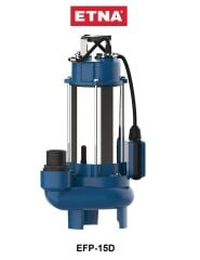 Etna EFP-15D  2Hp 220V Döküm Gövdeli Flatörlü  Atık Su ve Foseptik Pis Su Drenaj Dalgıç Pompa