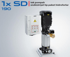 STAR 1XSD 190/4  20.HP 380V DÜŞEY MİLLİ TEK POMPALI PAKET HİDROFOR