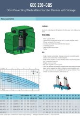 Aquastrong  GEO 230 - GMV 100 M  Kendinden Depolu Koku Yapmayan Foseptik Cihazı