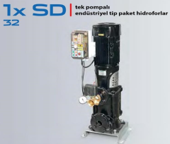 STAR 1XSD 32/2 5.5 HP 380V DÜŞEY MİLLİ TEK POMPALI PAKET HİDROFOR