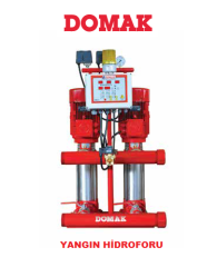 DOMAK KPDRY50A‐3 - 2x15 HP 380V İKİ POMPALI ELEKTRİKLİ YANGIN HİDROFORU