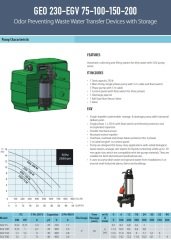 Aquastrong  GEO 230 - GQS 50-15 T   Kendinden Depolu Koku Yapmayan Foseptik Cihazı