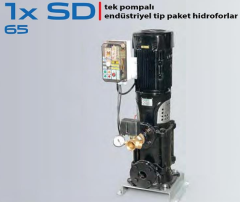 STAR 1XSD 65/3 D 60.HP 380V DÜŞEY MİLLİ TEK POMPALI ENDÜSTRİYEL TİP PAKET HİDROFOR