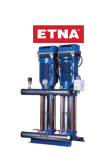 ETNA  2 HF KO 10/10-40 - 2x5.5 HP 380V İKİ POMPALI  FREKANS İNVERTÖRLÜ PASLANMAZ ÇELİK GÖVDELİ HİDROFOR