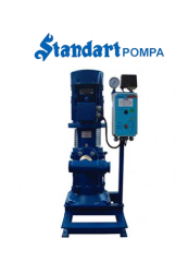 STANDART TH 1xSKM-V 50/2 - 20 HP 380V DİKEY POMPALI TAM OTOMATİK PAKET HİDROFOR