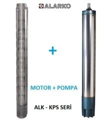 Alarko  7095/10 Kps  60Hp  7\'\' Paslanmaz Derin Kuyu Dalgıç Pompa (Motor+Pompa) ALK-KPS Serisi